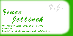 vince jellinek business card